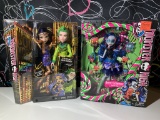 Monster High Boo York Cleo De Nile & Deuce Gordon Set & Sweet Screams Ghoulia Yelps