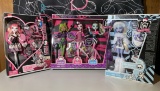 Monster High Dolls - C.A.Cupid, Clawdeen, Draculaura, Frankie Stein & Abbey Bominable