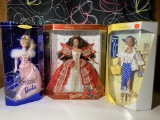 Group lot of 3 barbie dolls