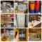 Kitchen Clean Out of Cabinets, Drawers and Island - Coca -Cola Glasses, Corelle, Pyrex China & More