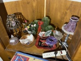 Group lot of assorted glass and more