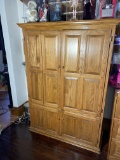 Large Oak Office Unit