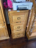 Oak File Cabinet