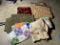 Nice antique hand stitched quilt and more