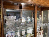 Shelf Lot assorted cut glass and more