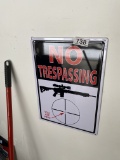 NO Trespassing AR-15 sign