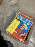 Box of old Country Music paper