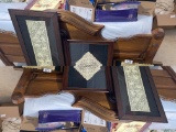 3 Antique Framed Italian Lace Doilies