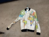 Vintage Tyvek Map of the World Jacket