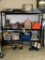 Shelf with Contents - Gambel, Gold Ball, Clock, Signage, Basket Balls & More