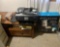 Tv Stand, HP Envy 7640 Printer, Note Books & More