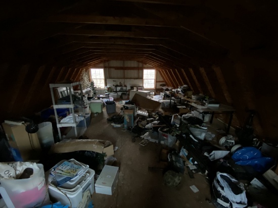 Large misc. barn attic cleanout lot
