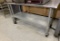 Stainless Steel Prep Table On Casters