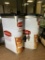 2 Bunn TDO-N-3.5 3.5 Gallon Narrow Iced Tea Dispenser with Lift Handle and Additional Wrap