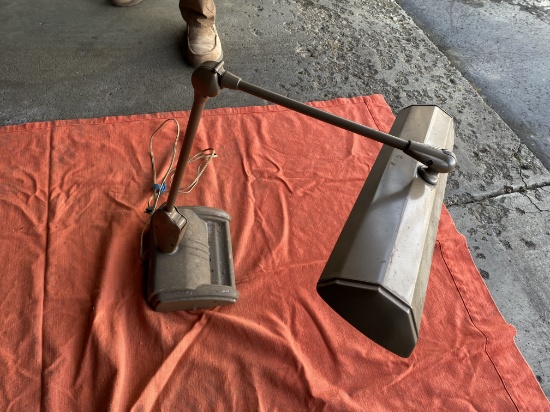 Vintage Metal Desk or WOrk lamp