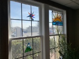 3 Pieces of Stained Glass