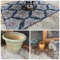 Outdoor rug, large planter and more