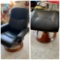Reclining Office Chair with Ottoman