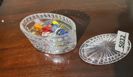 Glass jar with Italian Glass candies
