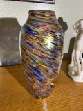 Nice Italian Stretched Heavy Glass Vase