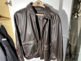 Joseph A Bank Size Medium Leather Jacket