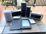 Group of Electronics Including Kindle, Amazon Speakers, Sony Cyber Shot Camera and More