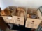 3 boxes of vintage baskets including Longaberger