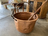 Rare Large Antique Copper Apple Butter Churn