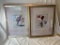 2 Pier 1 Import Framed Art Pieces.  See Photos