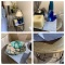 2 Side Stands, Lamps, Glassware & More