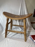 Oak Saddle Chair