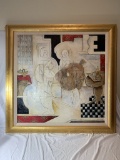 Oil on Canvas Signed Cubist Painting