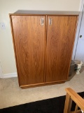 Mid Century Style Armoire 39 inches Wide x 19 inches Deep x 53 inches High