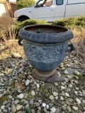 Cast Iron Urn.  See Photos.