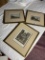 Group lot of 3 vintage prints