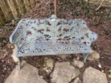 Metal Ornate Garden Bench