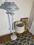 2 Vintage Lamps PLUS a painting