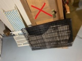 Ironing boards, dog crate