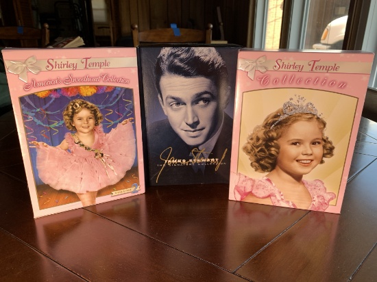 Shirley Temple DVD Box Set & James Stewart DVD Box Set