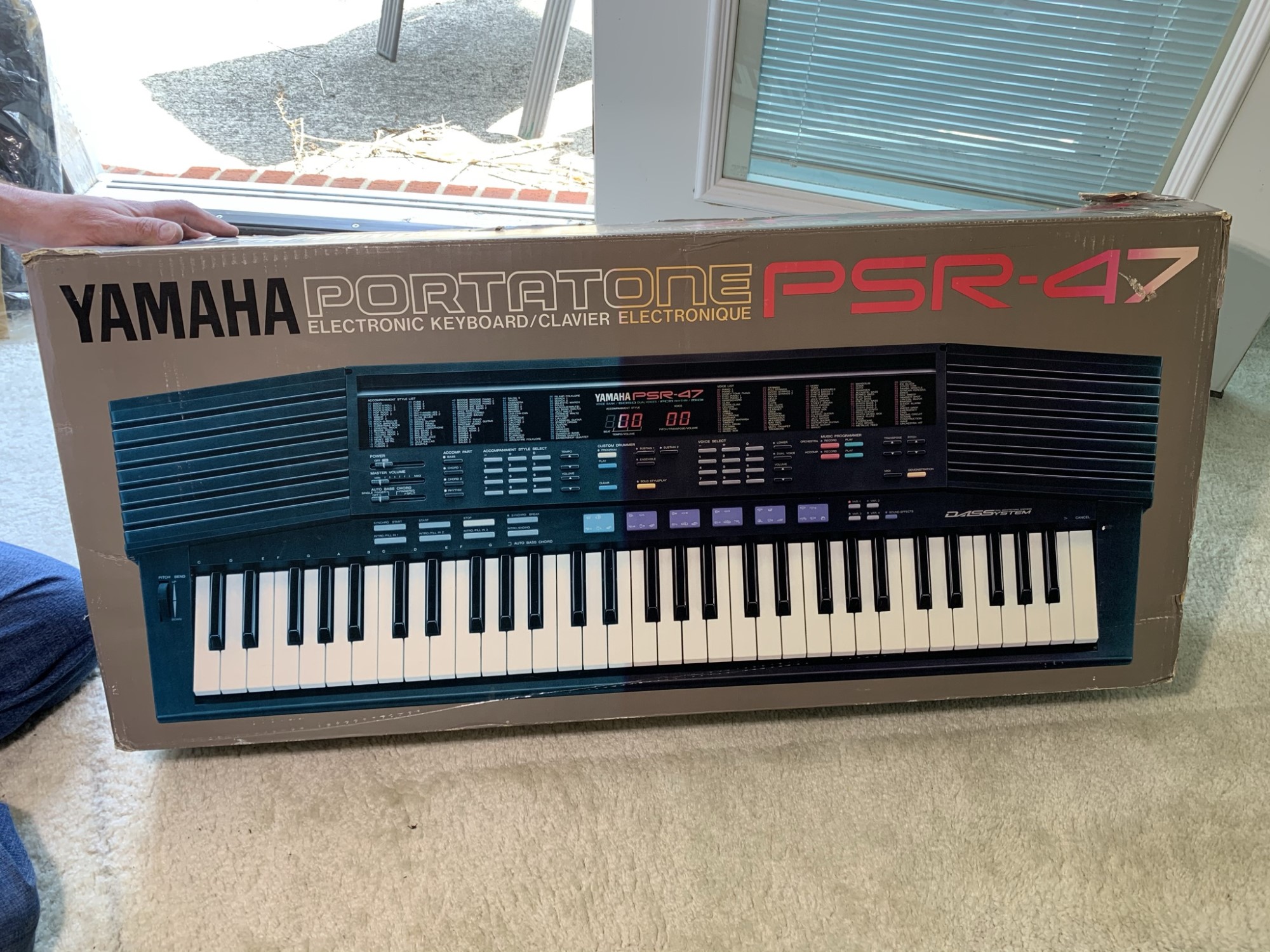 Yamaha Portatone PSR-47 Electric Keyboard | Proxibid