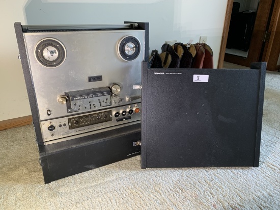 Pioneer Reel to Reel Tape Rec / Play System RTU -11 & Pioneer 2 Channel Stereo Tape Amplifier TAU-11