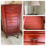 Jewelry Chest & Lamp