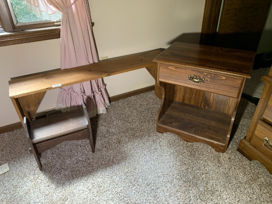 Bench, Stool and Side Table