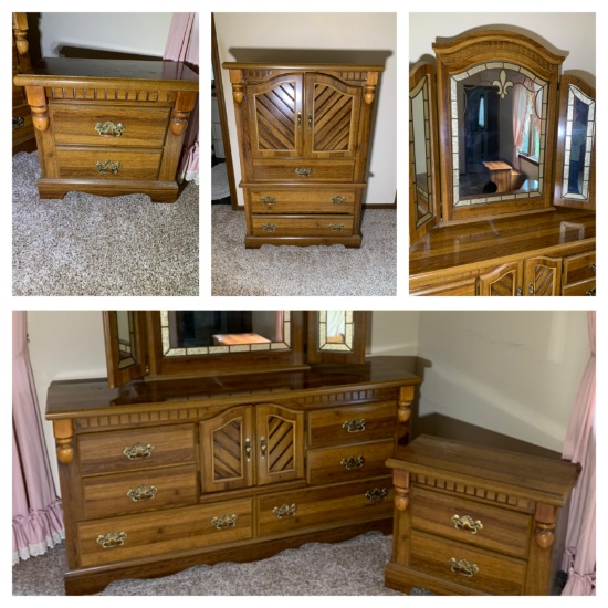 Dress, Armoire & Night Stand (No Identifying Marks)