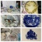 Large Group of Glassware, Porcelain Plates, Vases and More