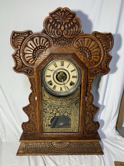 Ornate Chime Clock.  See Photos For Extra Details