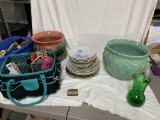 Assortment of Glassware & Pottery
