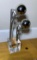 Mid-century Modern Chrome and Lucite Sculpture