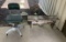 Vintage Office Chair & Wooden Bench