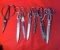 7 Pairs of Ornate Scissors.  See Photos For Extra Details